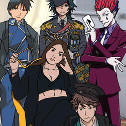 Anime Art With Me (3-4 Characters)